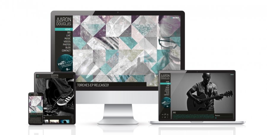 Aaron Douglas Website Design